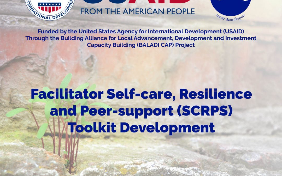 Facilitator Self-care, Resilience and Peer-support (SCRPS)  Toolkit Development