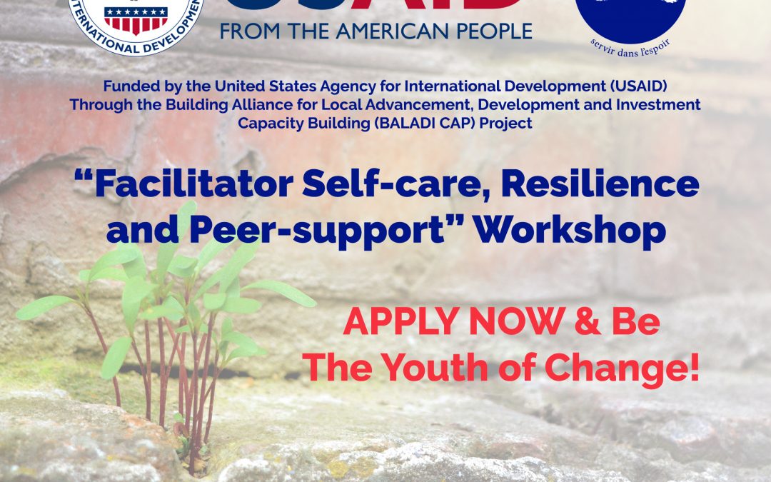 “Facilitator Self-care, Resilience and Peer-support” Workshop